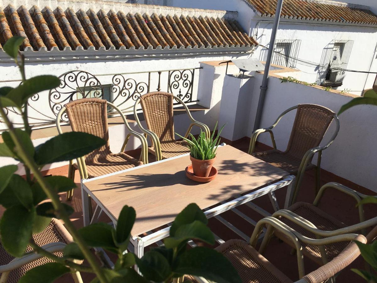 Villa Casa Leon Blanco Carmona Reformada Centrica Con Chimenea Y Terraza Con Vistas Exterior foto